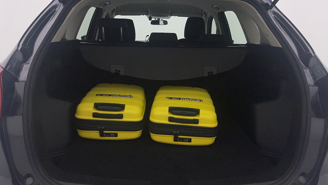 Boot Inside View with Luggage