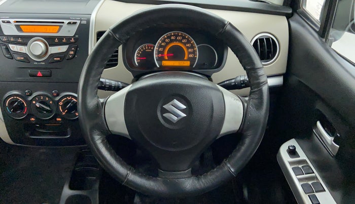 2014 Maruti Wagon R 1.0 VXI, Petrol, Manual, 50,917 km, Steering Wheel Close Up