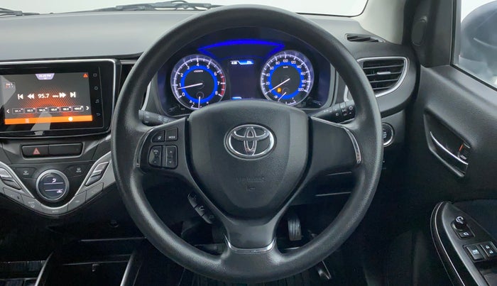 2020 Toyota Glanza G MT PETROL, Petrol, Manual, 11,076 km, Steering Wheel Close Up