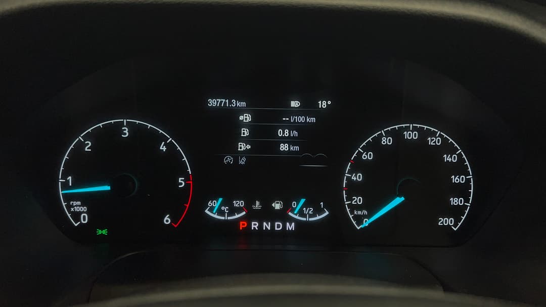 2022 Ford Transit Custom 320s Sport (swb), Automatic, 39771 km, Odometer View