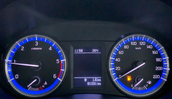 2017 Maruti S Cross ZETA 1.3, Diesel, Manual, 81,104 km, Odometer Image