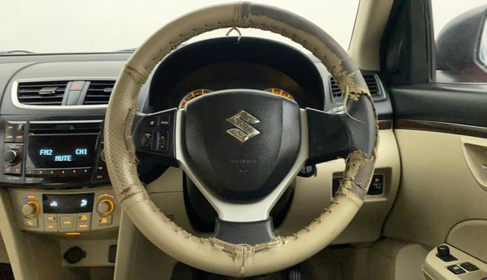 2012 Maruti Swift Dzire ZXI, Petrol, Manual, 65,154 km, Steering Wheel Close Up