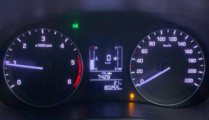 2015 Hyundai Creta SX 1.6 DIESEL, Diesel, Manual, 80,255 km, Odometer Image