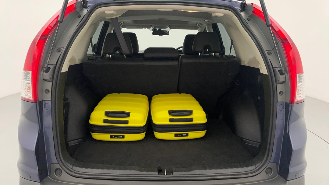 Boot Inside View with Luggage