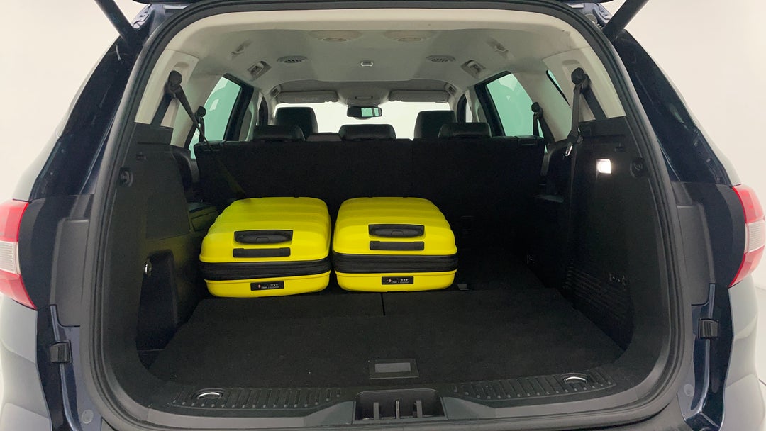 Boot Inside View with Luggage
