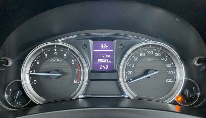 2015 Maruti Ciaz VXI PLUS, Petrol, Manual, 90,387 km, Odometer Image