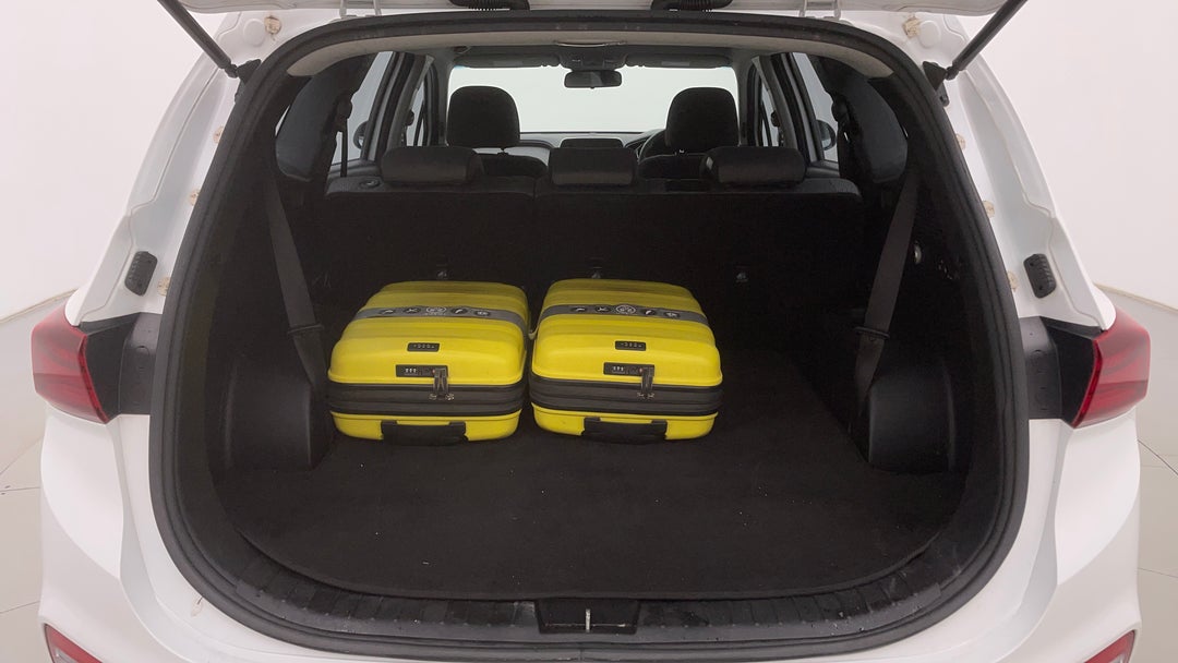 Boot Inside View with Luggage