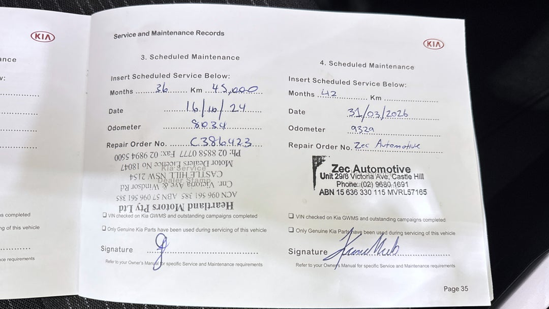 2021 Kia Picanto S (pe), Automatic, 9347 km, Service History