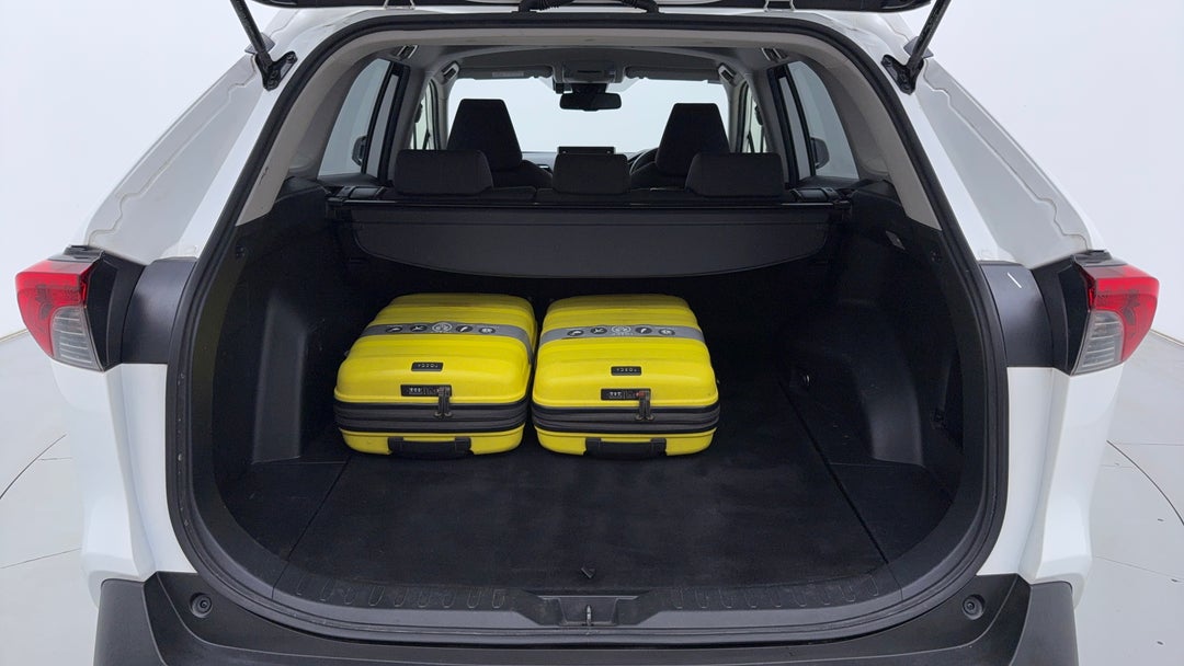 Boot Inside View with Luggage