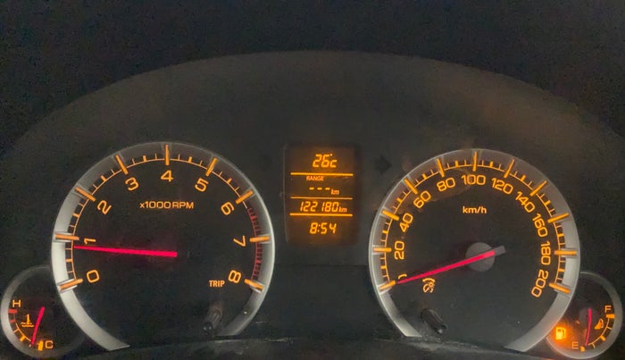 2014 Maruti Swift Dzire ZXI, Petrol, Manual, 1,22,178 km, Odometer Image