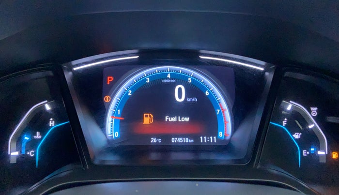 2019 Honda Civic VX CVT i-VTEC, Petrol, Automatic, 74,611 km, Odometer Image