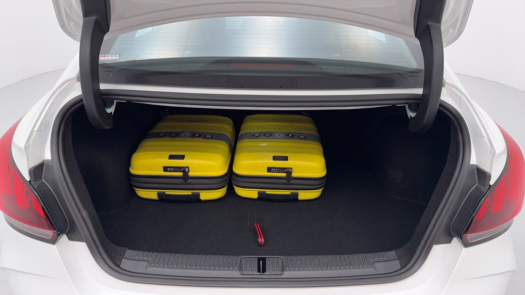 Boot Inside View with Luggage