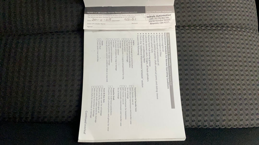 2017 Isuzu MU-X Ls-u (4x4), Automatic, 97294 km, Service History