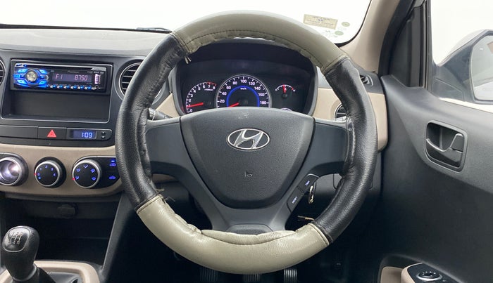 2014 Hyundai Grand i10 MAGNA 1.2 KAPPA VTVT, Petrol, Manual, 40,523 km, Steering Wheel Close Up