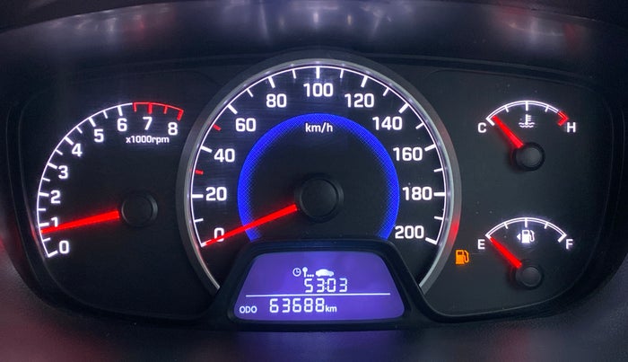 2016 Hyundai Grand i10 SPORTZ 1.2 KAPPA VTVT, CNG, Manual, 63,756 km, Odometer Image