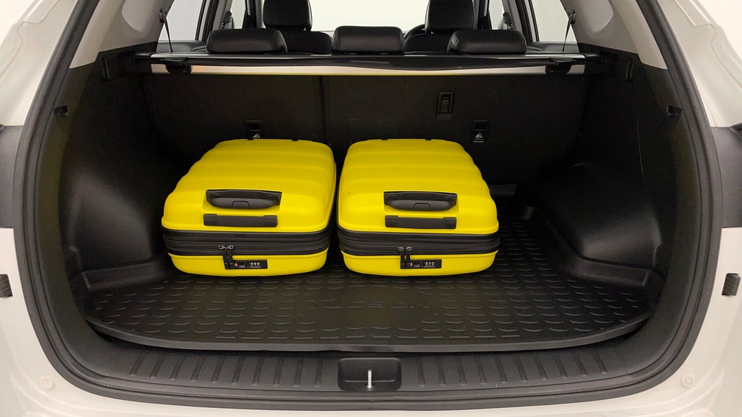 Boot Inside View with Luggage