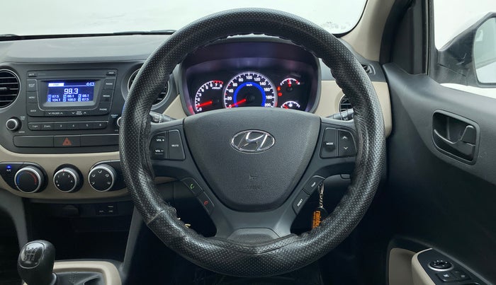 2018 Hyundai Grand i10 MAGNA 1.2 VTVT, Petrol, Manual, 46,094 km, Steering Wheel Close Up