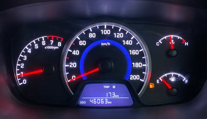 2018 Hyundai Grand i10 MAGNA 1.2 VTVT, Petrol, Manual, 46,094 km, Odometer Image