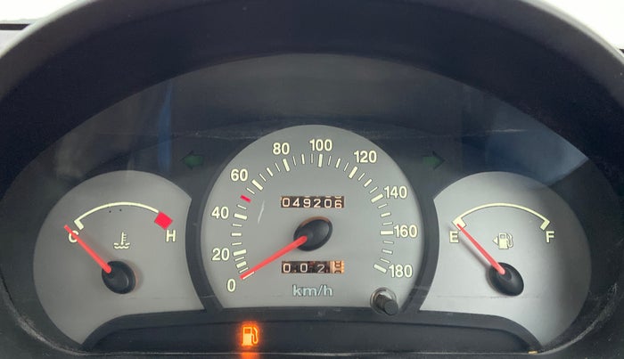 2012 Hyundai Santro Xing GLS, Petrol, Manual, 49,206 km, Odometer Image