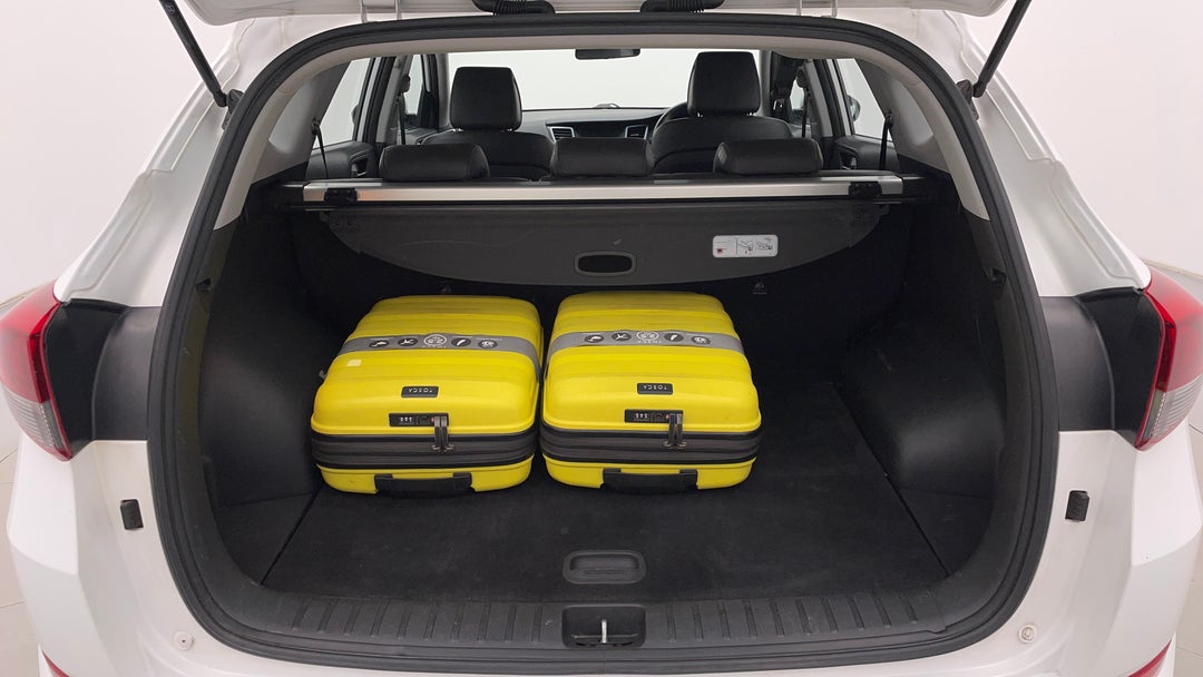 Boot Inside View with Luggage