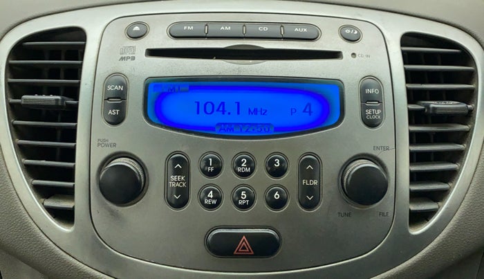 2011 Hyundai i10 SPORTZ 1.2, Petrol, Manual, 76,894 km, Infotainment system - Dispalyhas spot on screen