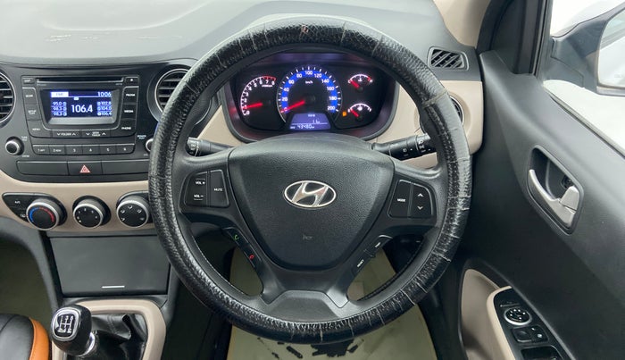 2014 Hyundai Xcent S (O) 1.2, Petrol, Manual, 43,480 km, Steering Wheel Close Up
