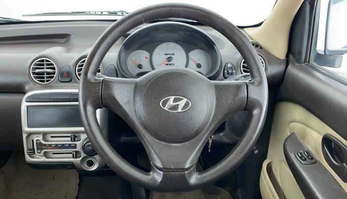 2012 Hyundai Santro Xing GL PLUS, Petrol, Manual, 24,972 km, Steering Wheel Close Up