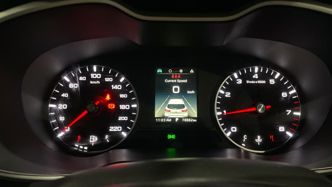 2022 MG Zst Vibe, Automatic, 77900 km, Odometer View