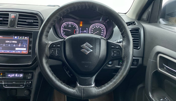 2018 Maruti Vitara Brezza ZDI PLUS DUAL TONE, Diesel, Manual, 21,636 km, Steering Wheel Close Up