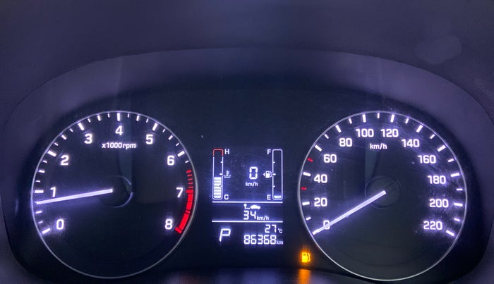 2018 Hyundai Creta SX PLUS AT 1.6 PETROL, Petrol, Automatic, 86,368 km, Odometer Image