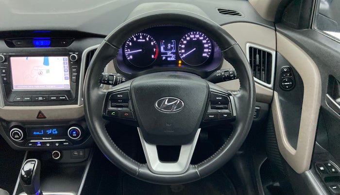 2018 Hyundai Creta SX PLUS AT 1.6 PETROL, Petrol, Automatic, 86,368 km, Steering Wheel Close Up