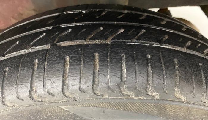 2018 Datsun Redi Go 1.0 T(O), Petrol, Manual, 55,547 km, Left Rear Tyre Tread
