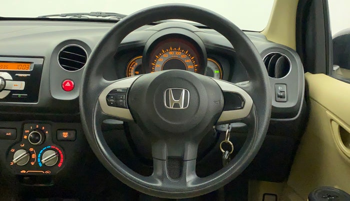 2014 Honda Brio S MT, Petrol, Manual, 34,076 km, Steering Wheel Close Up