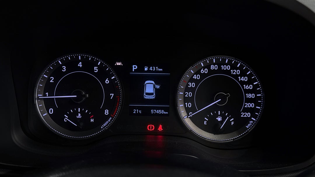 2021 Hyundai Venue Active, Automatic, 57458 km, Odometer View
