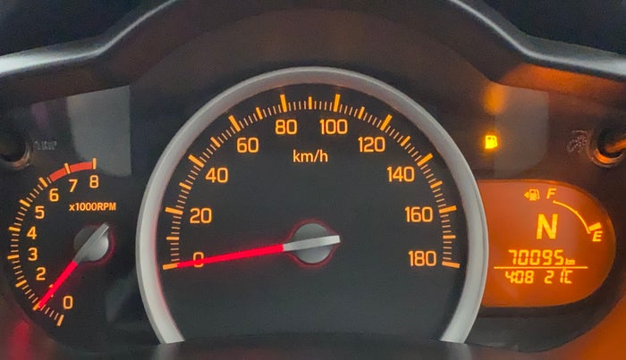 2015 Maruti Celerio VXI AMT, Petrol, Automatic, 70,095 km, Odometer Image