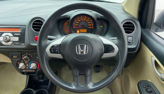 2014 Honda Amaze 1.2 VXMT I VTEC, Petrol, Manual, 42,179 km, Steering Wheel Close Up