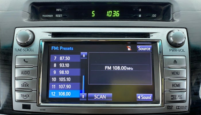 2015 Toyota Fortuner 3.0 MT 4X2, Diesel, Manual, 50,357 km, Infotainment System