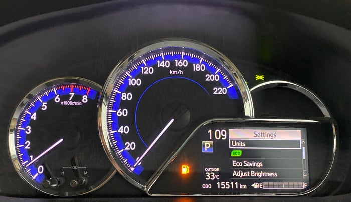 2020 Toyota YARIS VX CVT, Petrol, Automatic, 15,550 km, Odometer Image