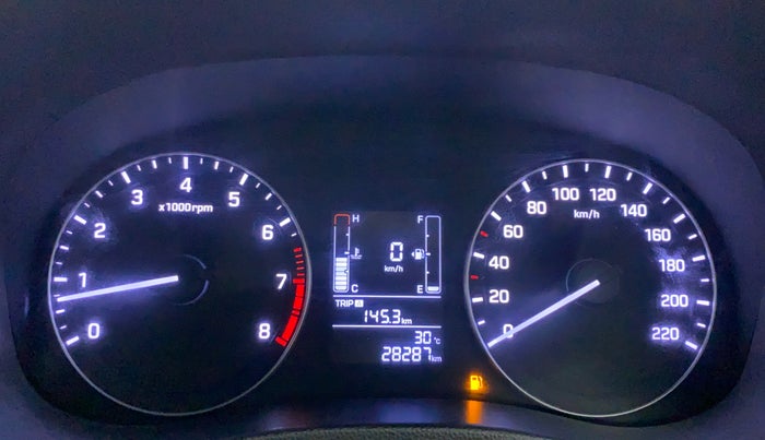 2018 Hyundai Creta SX PLUS 1.6 PETROL, Petrol, Manual, 28,287 km, Odometer Image