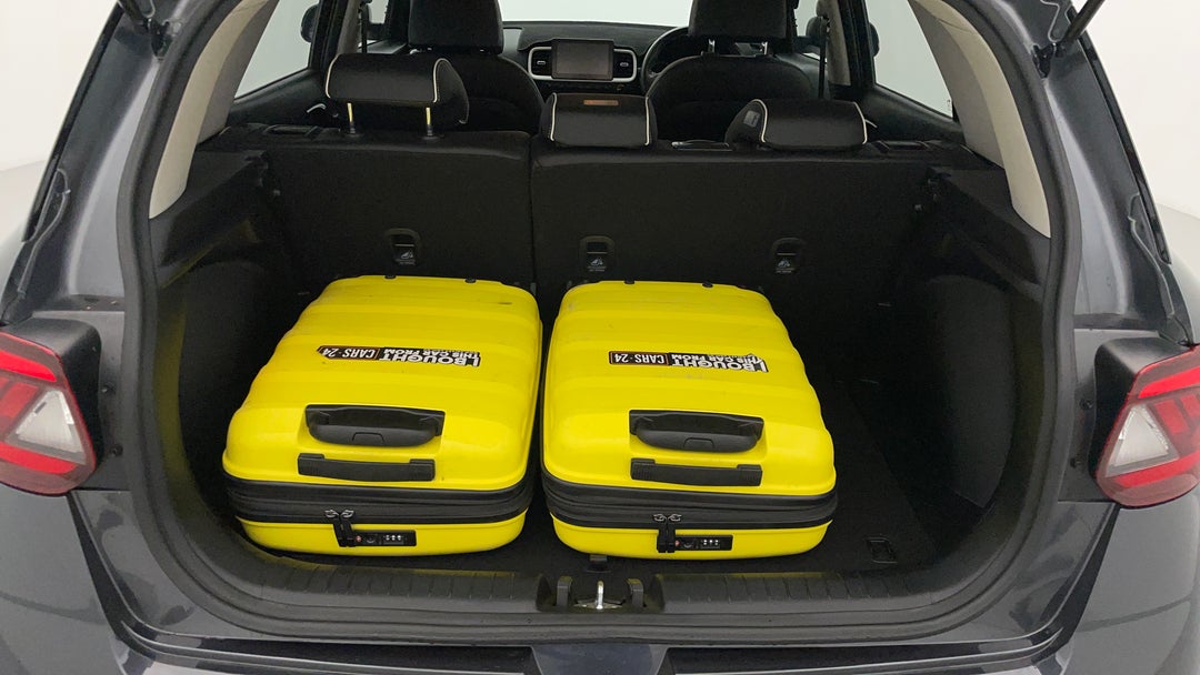 Boot Inside View with Luggage