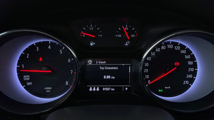 Opel Astra-Odometer View