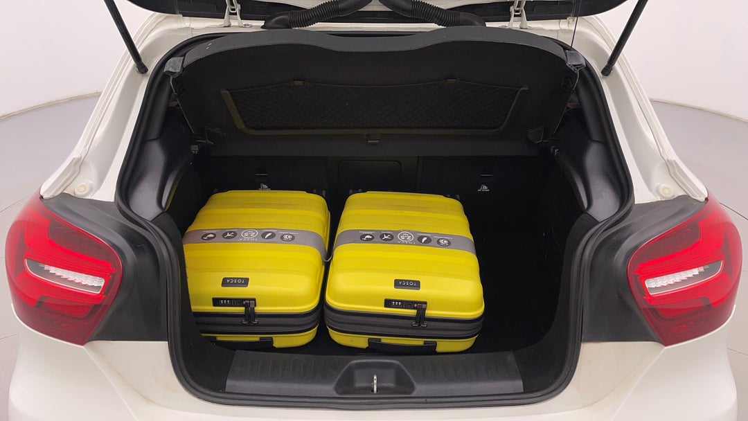 Boot Inside View with Luggage