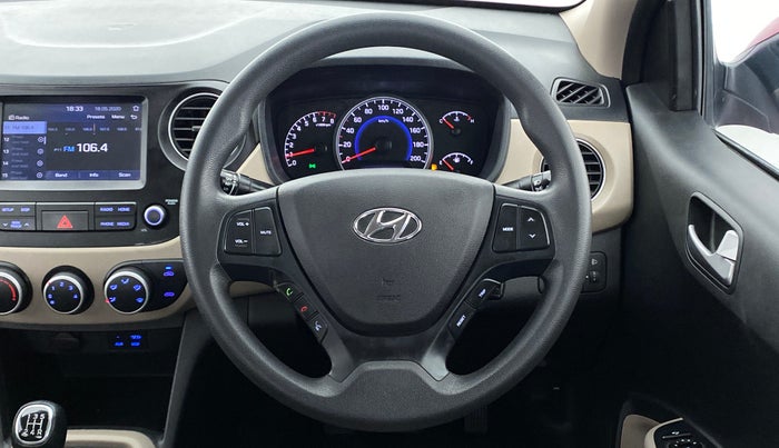 2018 Hyundai Grand i10 SPORTZ 1.2 KAPPA VTVT, Petrol, Manual, 37,952 km, Steering Wheel Close Up