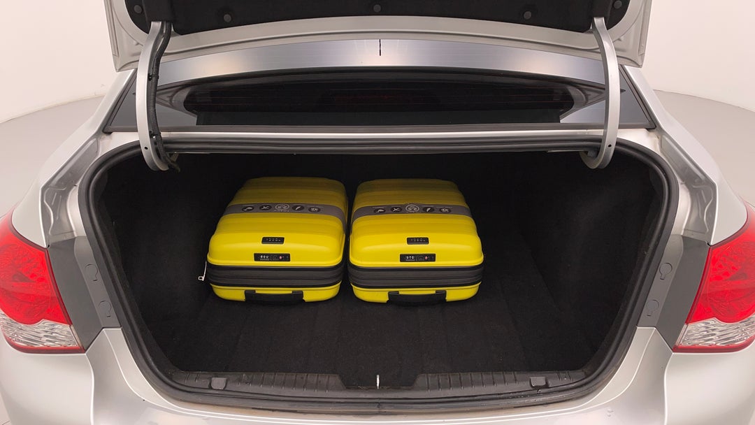 Boot Inside View with Luggage