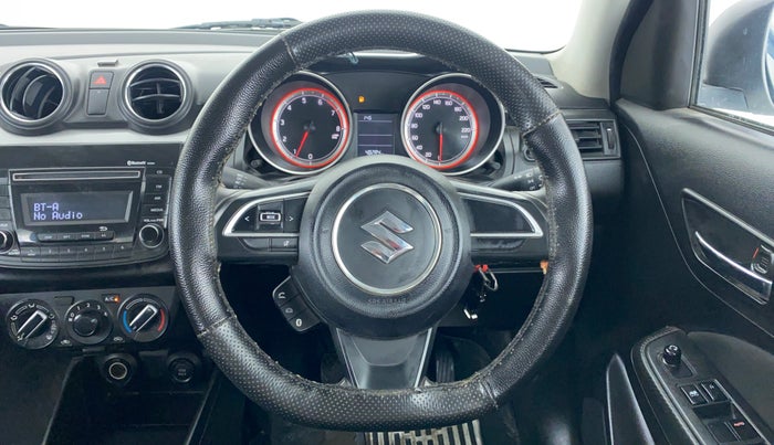 2018 Maruti Swift VXI D, Petrol, Manual, 48,809 km, Steering Wheel Close Up