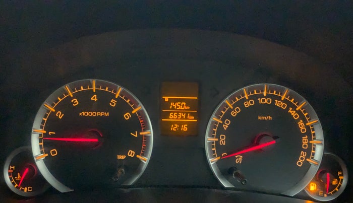 2015 Maruti Swift VXI, Petrol, Manual, 66,341 km, Odometer Image