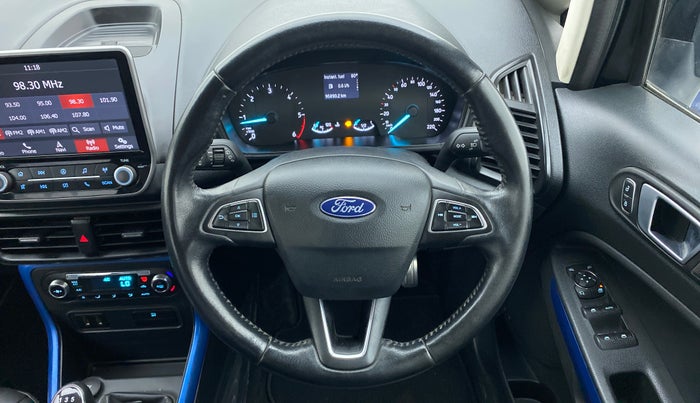 2018 Ford Ecosport TITANIUM 1.5L SIGNATURE EDITION (SUNROOF) DIESEL, Diesel, Manual, 95,889 km, Steering Wheel Close Up
