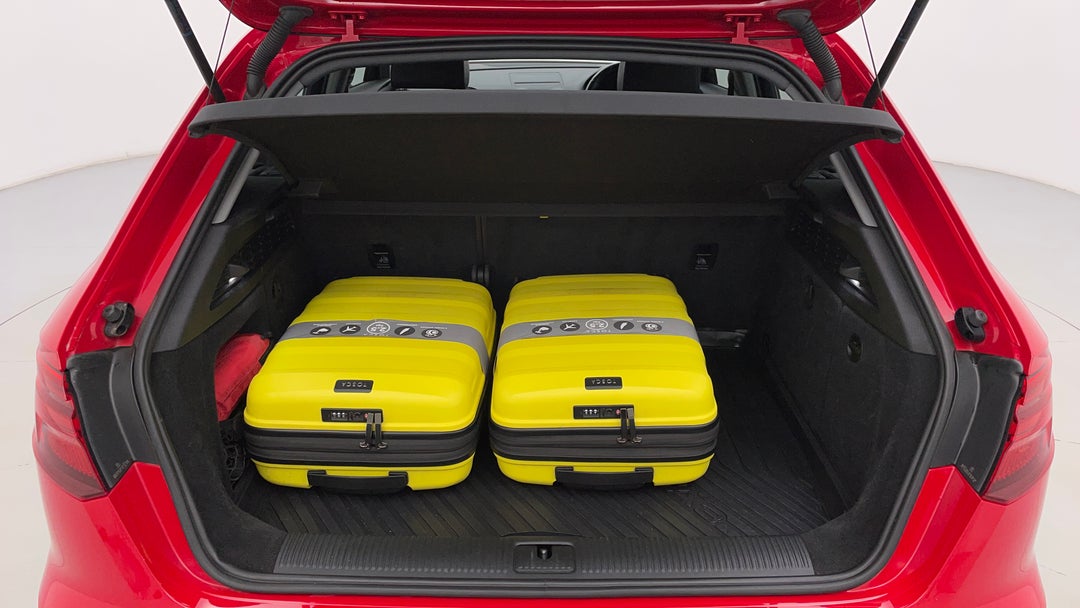 Boot Inside View with Luggage