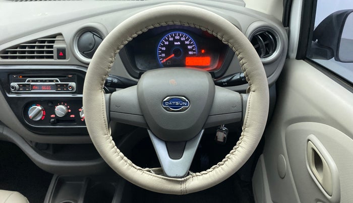 2017 Datsun Redi Go T (O), Petrol, Manual, 17,658 km, Steering Wheel Close Up