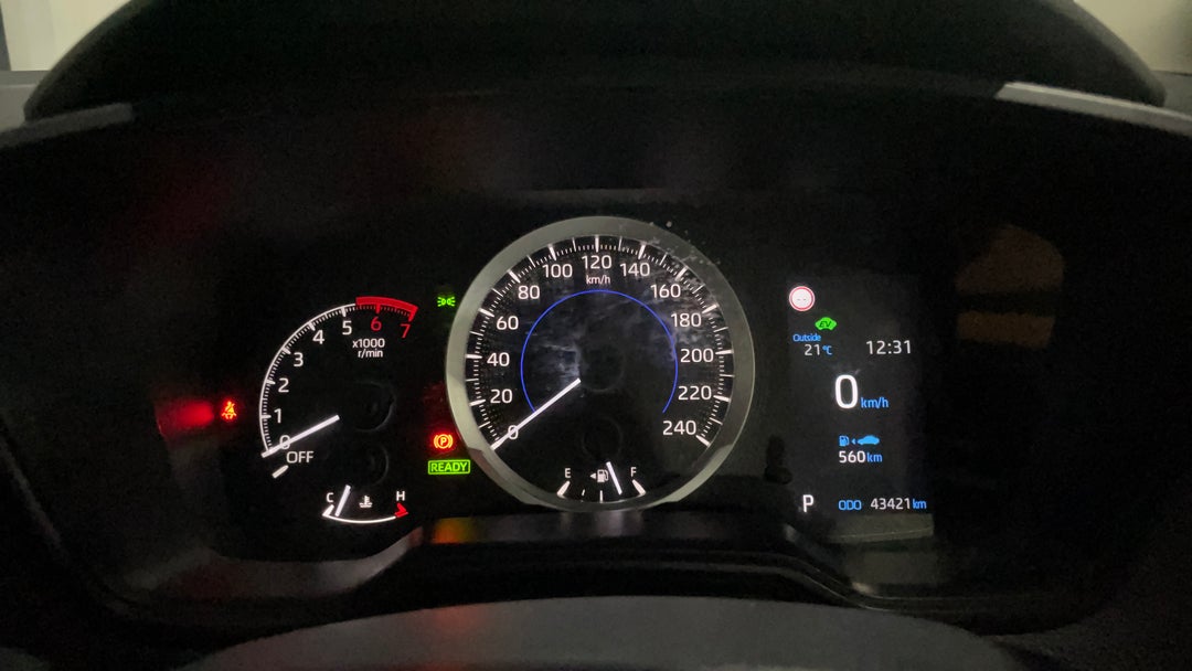 2021 Toyota Corolla Ascent Sport Hybrid, Automatic, 43421 km, Odometer View